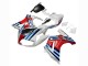 Blanc Rouge Bleu Martini Carénage Moto Suzuki SV650 2003-2013