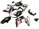 Blanc Rouge Noir Carénage Moto Suzuki SV650 2003-2013