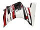 Blanc Rouge Noir Carénage Moto Suzuki SV650 2003-2013