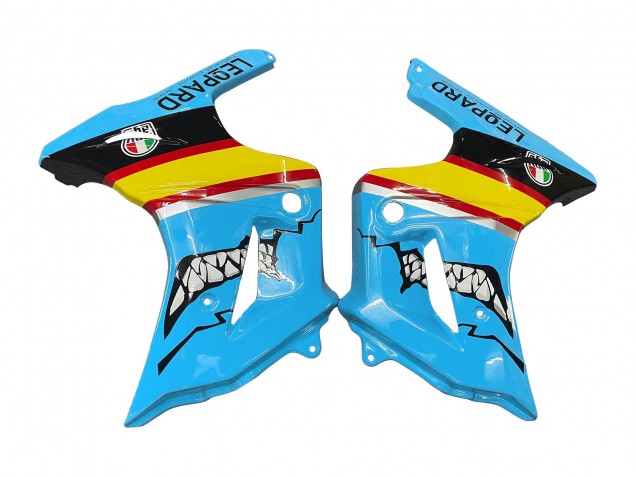 Bleu Jaune Rouge Argent Requin Carénage Moto Suzuki SV650 2003-2013