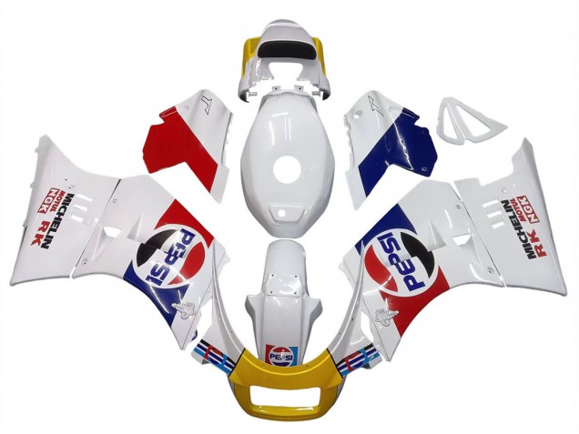 Blanc Rouge Bleu Jaune Motul Michelin Pepsi Carénage Moto Suzuki RG400 RG500 RG400/500 1984-1987