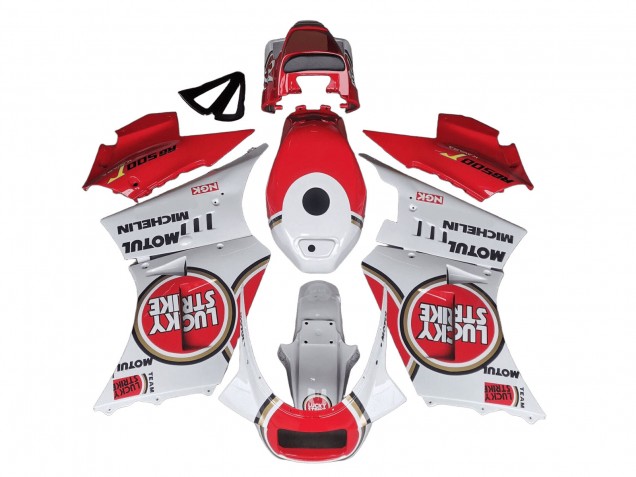 Blanc Rouge Lucky Strike Motul Michelin Carénage Moto Suzuki RG400 RG500 RG400/500 1984-1987