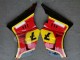 Rouge Jaune Noir 7 Carénage Moto Suzuki RG400 RG500 RG400/500 1984-1987