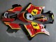 Rouge Jaune Noir 7 Carénage Moto Suzuki RG400 RG500 RG400/500 1984-1987
