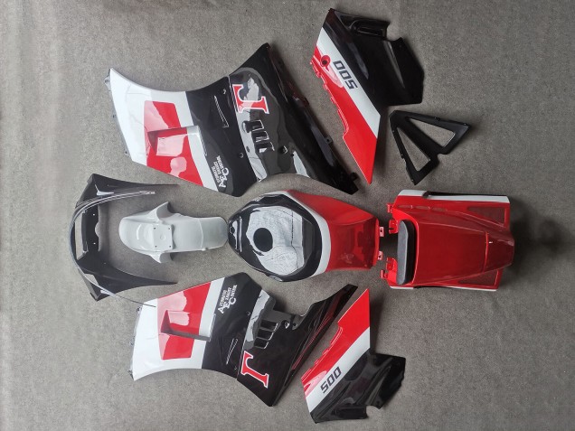 Blanc Rouge Noir Carénage Moto Suzuki RG400 RG500 RG400/500 1984-1987