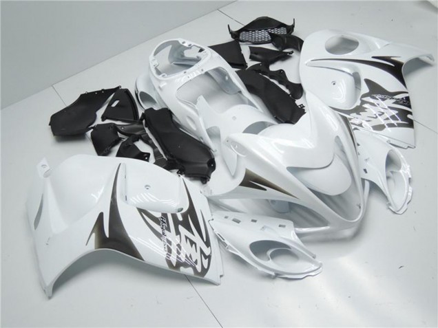 Blanc Carénage Moto Suzuki GSXR 1300 Hayabusa 2008-2020