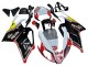 Blanc Rouge Noir Jaune 58 Carénage Moto Aprilia RSV1000 2003-2006