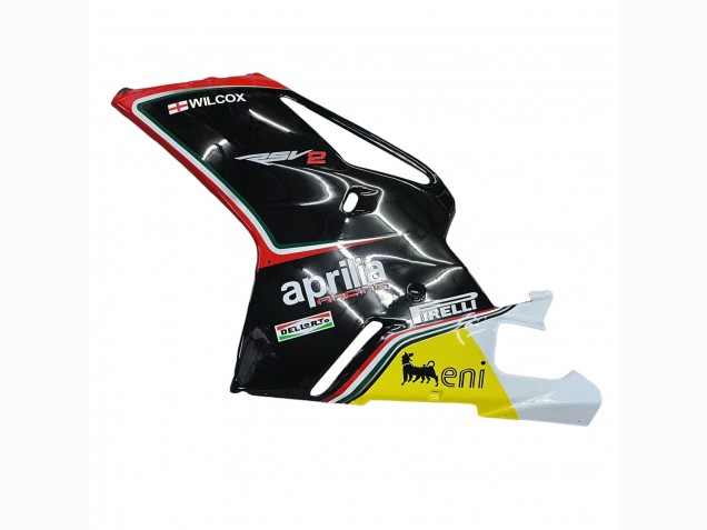 Blanc Rouge Noir Jaune 58 Carénage Moto Aprilia RSV1000 2003-2006