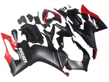 Rouge Noir Mat Corse Carénage Moto Ducati Panigale V2 2020-2024 Pas Chère