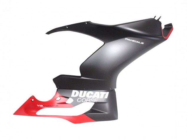 Rouge Noir Mat Corse Carénage Moto Ducati Panigale V2 2020-2024