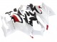 Blanc Rouge Noir Mat Carénage Moto Ducati Panigale V2 2020-2024