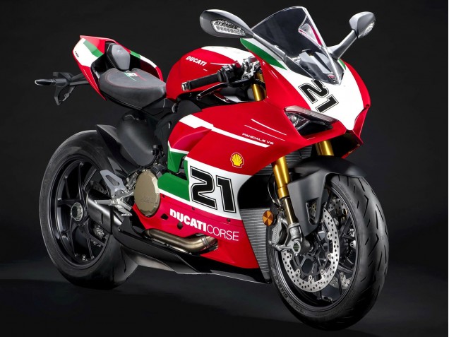 Blanc Rouge Vert Noir Mat Corse 21 Carénage Moto Ducati Panigale V2 2020-2024