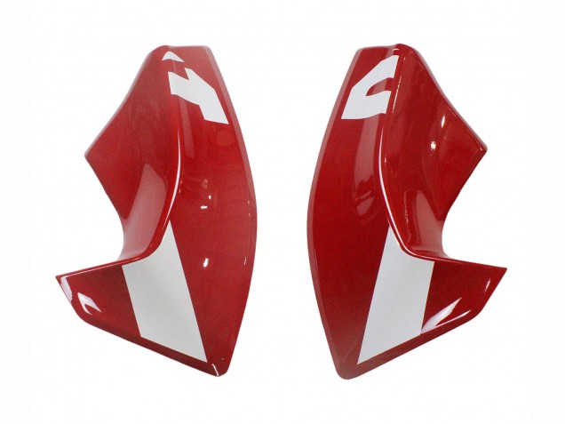 Rouge Noir Brillant Monstre Corse Carénage Moto Ducati Panigale V2 2020-2024