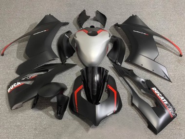 Argent Rouge Noir Mat Corse Carénage Moto Ducati Panigale V2 2020-2024 Pas Chère