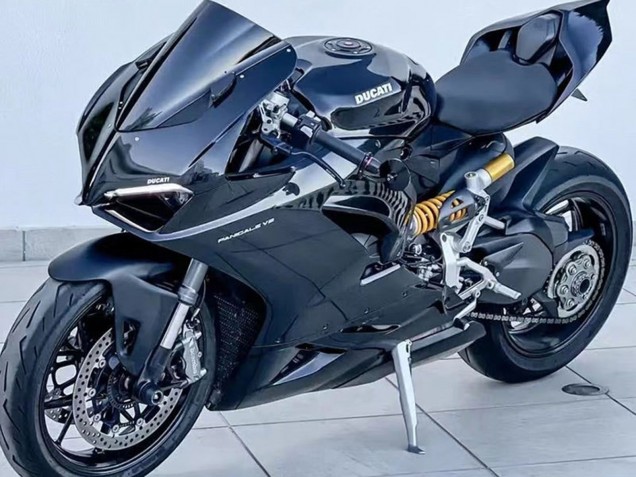 Noir Carénage Moto Ducati Panigale V2 2020-2024