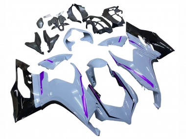 Gris Brillant Violet Noir Brillant Carénage Moto Ducati Panigale V2 2020-2024 Pas Chère