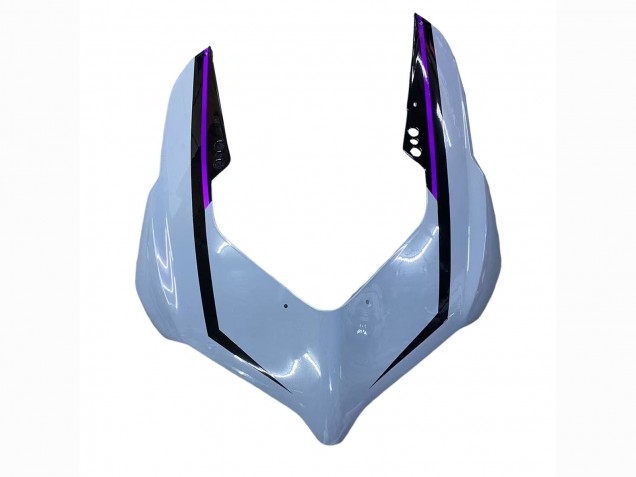 Gris Brillant Violet Noir Brillant Carénage Moto Ducati Panigale V2 2020-2024
