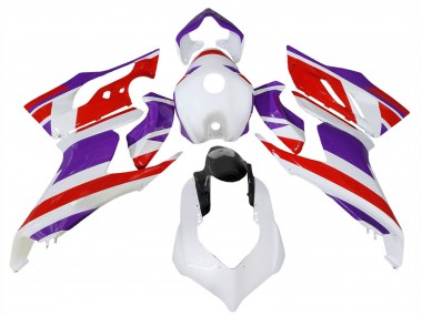 Blanc Violet Rouge Noir Brillant Carénage Moto Ducati Panigale V2 2020-2024 Pas Chère