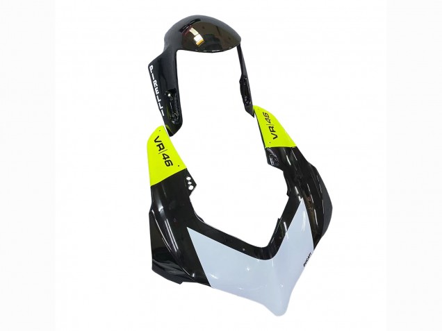Blanc Vert Citron Noir Brillant Stein Dinse VR 46 Carénage Moto Ducati Panigale V2 2020-2024