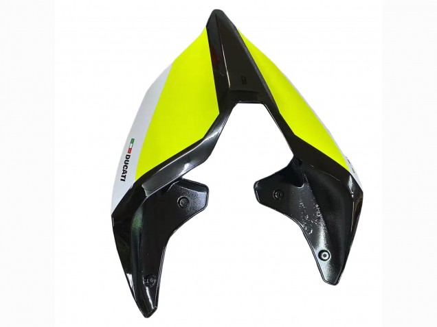 Blanc Vert Citron Noir Brillant Stein Dinse VR 46 Carénage Moto Ducati Panigale V2 2020-2024