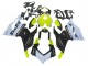 Blanc Vert Citron Noir Brillant Stein Dinse VR 46 Carénage Moto Ducati Panigale V2 2020-2024