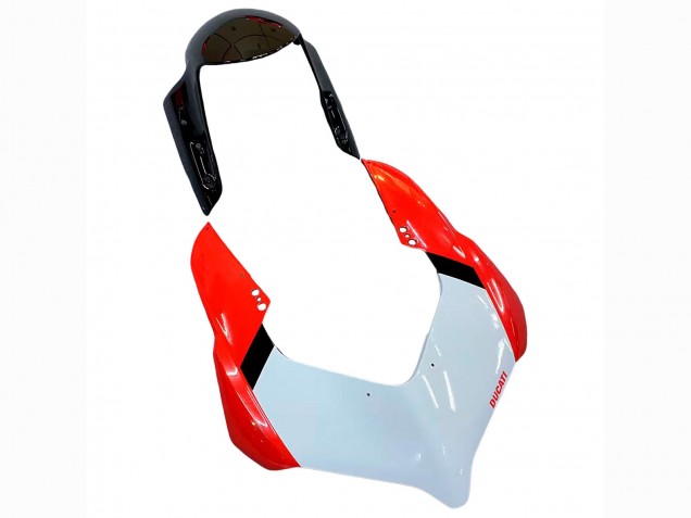 Blanc Rouge Noir Brillant Kits Carénages Moto Ducati Panigale V2 2020-2024