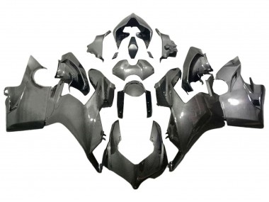 Noir Fibre de Carbone Style Carénage Moto Ducati Panigale V4 V4S 2018-2019 Pas Chère