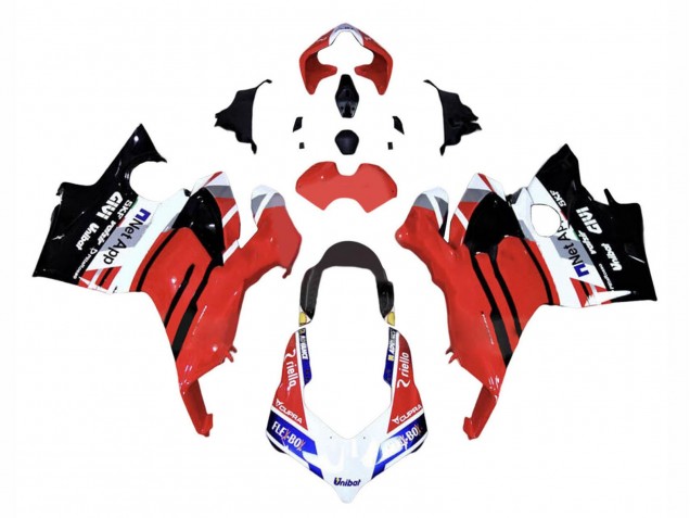 Rouge Bleu Noir Brillant Flex-Box Givi Carénage Moto Ducati Panigale V4 V4S 2018-2019