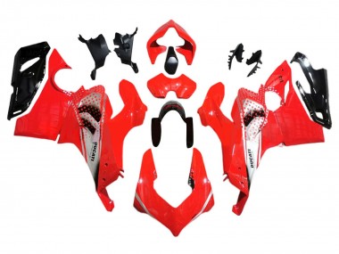 Argent Rouge Noir Brillant Carénage Moto Ducati Panigale V4 V4S 2018-2019 Pas Chère