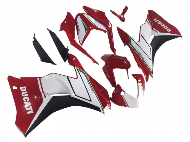 Blanc Rouge Noir Vert Carénage Moto Ducati Supersport 939/939S 2017-2022