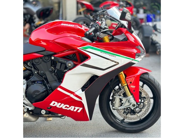 Blanc Rouge Noir Vert Carénage Moto Ducati Supersport 939/939S 2017-2022