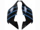 Noir Brillant Noir Mat Bleu Doubler Carénage Moto BMW K1200S 2005-2010