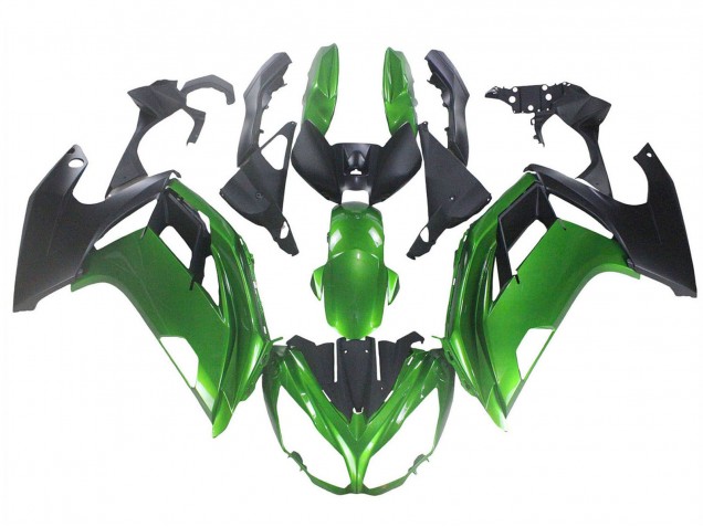 Vert Noir Mat Carénage Moto BMW K1200S 2005-2010