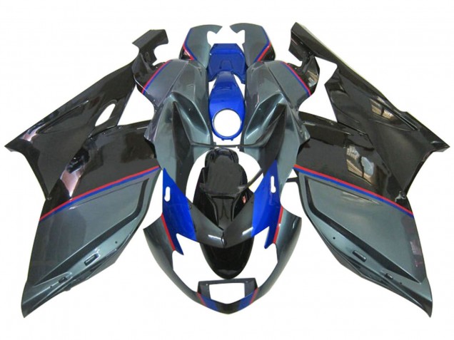 Noir Brillant Gris Bleu Rouge Carénage Moto BMW K1200S 2005-2010