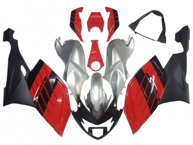 Argent Rouge Noir Carénage Moto BMW K1200S 2005-2010