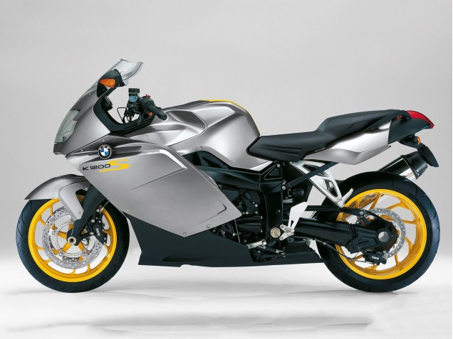 Argent Jaune Noir Kits Carénages Moto BMW K1200S 2005-2010