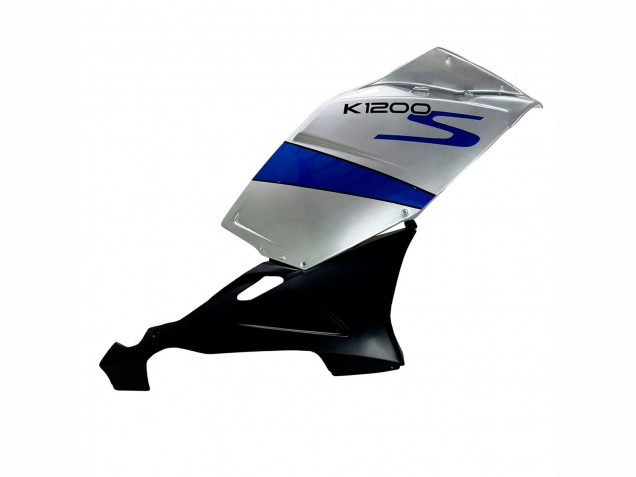 Argent Bleu Noir Kits Carénages Moto ABS BMW K1200S 2005-2010