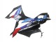 Noir Bleu Rouge Carénages Moto BMW S1000RR 2023-2024