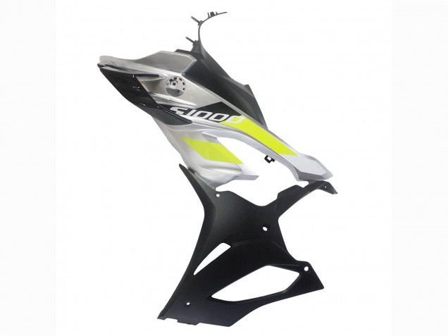 Argent Noir Mat Vert Citron Carénage Moto BMW S1000RR 2023-2024