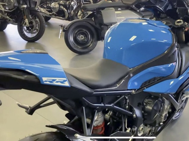 Bleu Noir Carénage Moto BMW S1000RR 2023-2024