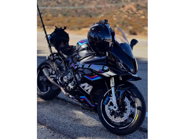 Noir Bleu Rouge Carénage Moto BMW S1000RR 2023-2024