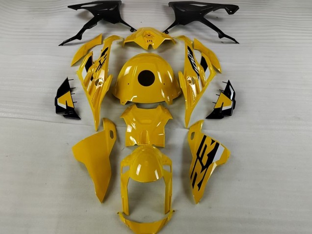 Jaune Brillant Carénage Moto BMW S1000RR 2023-2024
