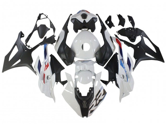 Blanc Bleu Rouge Noir Mat Carénages Moto BMW S1000RR 2023-2024