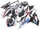 Blanc Bleu Rouge Noir Mat Carénage Moto BMW S1000RR 2023-2024
