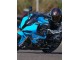 Bleu Noir Fibre de Carbone Carénage Moto BMW S1000RR 2019-2022