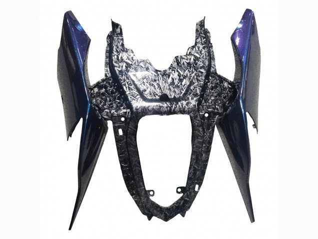 Pente Bleu Violet Fibre de Carbone Forgée Carénage Moto BMW S1000RR 2019-2022