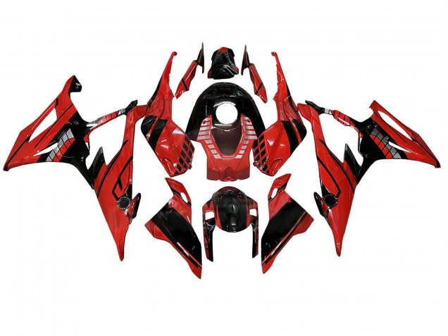 Rouge Noir Kits Carénages Moto ABS BMW S1000RR 2019-2022