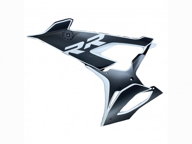 Noir Blanc Carénage Moto BMW S1000RR 2019-2022