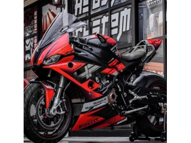 Noir Rouge Gris Carénage Moto BMW S1000RR 2019-2022 Pas Chère
