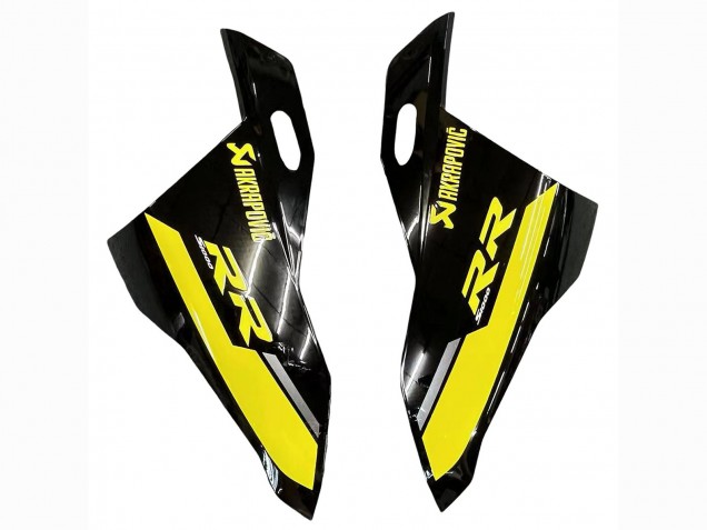 Noir Brillant Jaune Carénage Moto BMW S1000RR 2019-2022